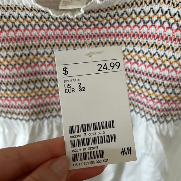 H&M Striped Tie Up Top - Picture 8 of 13